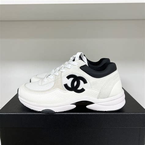 chanel fitness ball|Chanel black and white sneakers.